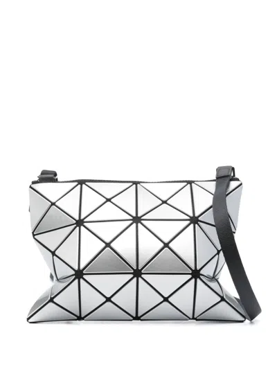 Bao Bao Issey Miyake Lucent Geometric-panel Crossbody Bag In Silver
