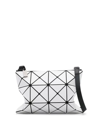 Bao Bao Issey Miyake Lucent Geometric-panel Crossbody Bag In White