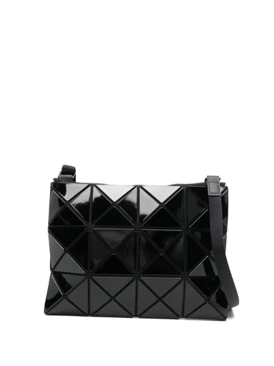 Bao Bao Issey Miyake Lucent Shoulder Bag Geometric Pattern Strap In Black