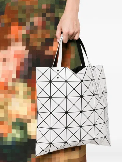 Bao Bao Issey Miyake Lucent Geometric Tote Bag In White