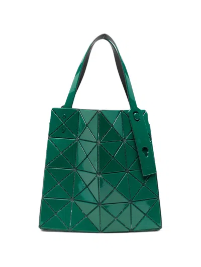 Bao Bao Issey Miyake Lucent Geometric-panel Shoulder Bag In Green