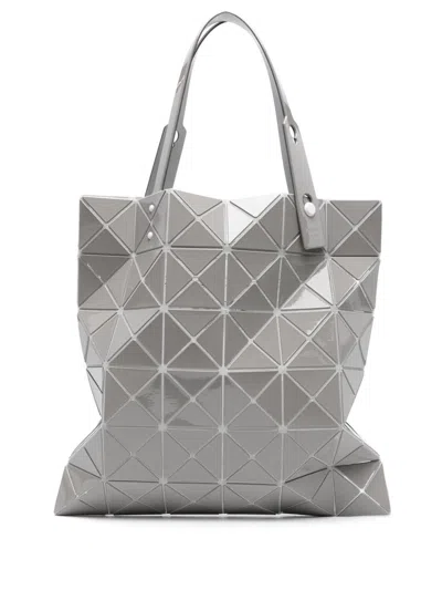 Bao Bao Issey Miyake Lucent Gloss Geometric-panel Tote Bag In Grey