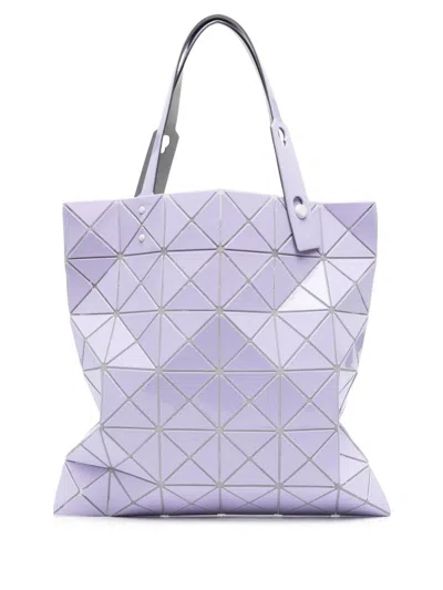 Bao Bao Issey Miyake Lucent Gloss Geometric-panel Tote Bag In Violet