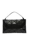 Bao Bao Issey Miyake Lucent Matte Geometric-panel Crossbody Bag In Black