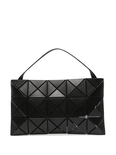 Bao Bao Issey Miyake Lucent Matte Geometric-panel Crossbody Bag In Black