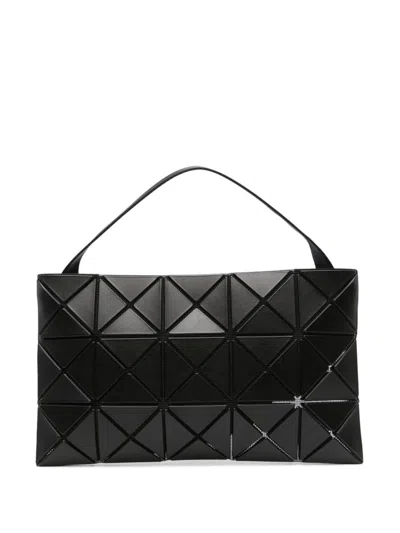Bao Bao Issey Miyake Lucent Matte Geometric-panel Crossbody Bag In Grey