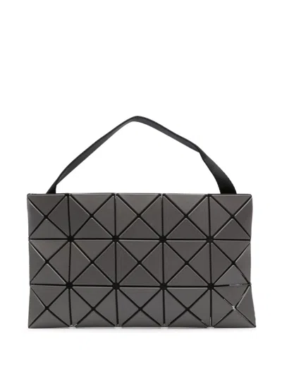 Bao Bao Issey Miyake Lucent Matte Geometric-panel Crossbody Bag In Grey