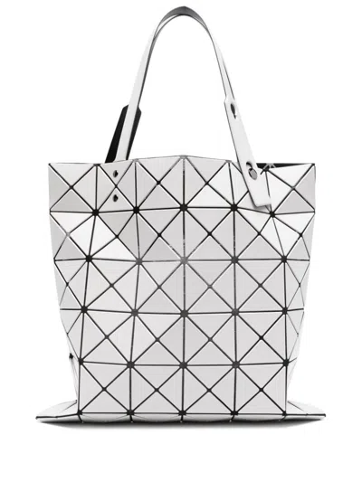Bao Bao Issey Miyake Lucent Matte Geometric-panel Tote Bag In Grey