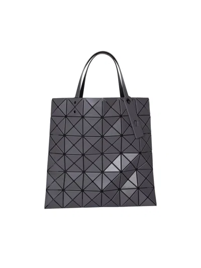 Bao Bao Issey Miyake Lucent Matte Geometric Top Handle Bag In Grey