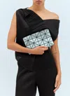 Bao Bao Issey Miyake Lucent Geometric-panel Crossbody Bag In Silver