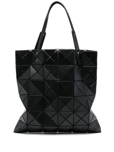 Bao Bao Issey Miyake Lucent Geometric-pattern Shoulder Bag In Matte Black