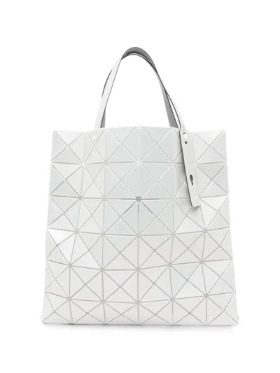 Bao Bao Issey Miyake Lucent Metallic Tote Bag In White