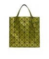 Bao Bao Issey Miyake Yellow Lucent Metallic Tote In Green