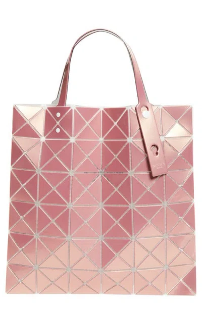 Bao Bao Issey Miyake Lucent Metallic Geometric Tote Bag In Pink