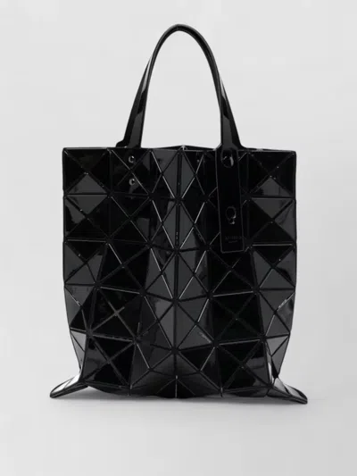 Bao Bao Issey Miyake Lucent Tote Bag Geometric Design Top Handles In Black
