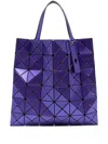Bao Bao Issey Miyake Blue Lucent W Color Tote In Purple