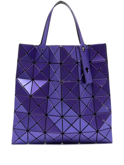 Bao Bao Issey Miyake Blue Lucent W Color Tote In Purple