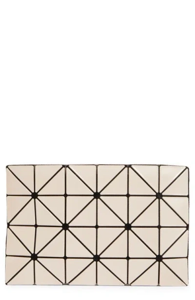 Bao Bao Issey Miyake Lucent Zip Pouch In Beige