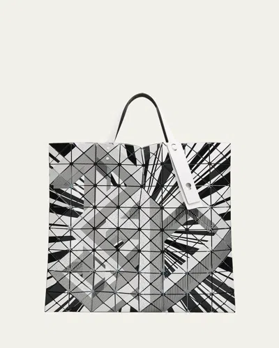 Bao Bao Issey Miyake Manga Geometric Tote Bag In Monotone Manga