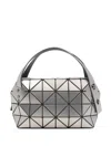 Bao Bao Issey Miyake Womens  Boston Geometric-pattern Pvc Bag In Silver
