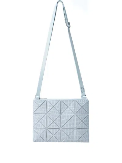 Bao Bao Issey Miyake Medium Kaiju Triangular-tile Cross Body Bag In Gray