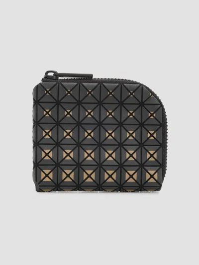 Bao Bao Issey Miyake Men's Clam Geometric Wallet In Beige