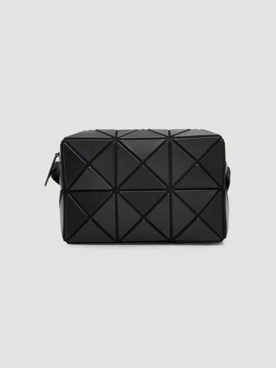 Bao Bao Issey Miyake Men's Cuboid Shoulder Bag In Matte Black