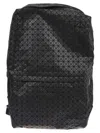 Bao Bao Issey Miyake Backpack With Geometric Pattern And Adjustable Straps In Black