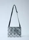Bao Bao Issey Miyake Men Lucent Crossbody Bag In Silver