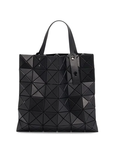 Bao Bao Issey Miyake Men's Lucent Matte Faux-leater Tote Bag In Black