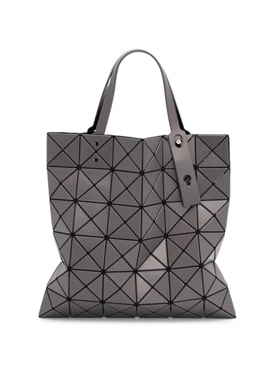 Bao Bao Issey Miyake Men's Lucent Matte Faux-leater Tote Bag In Gray