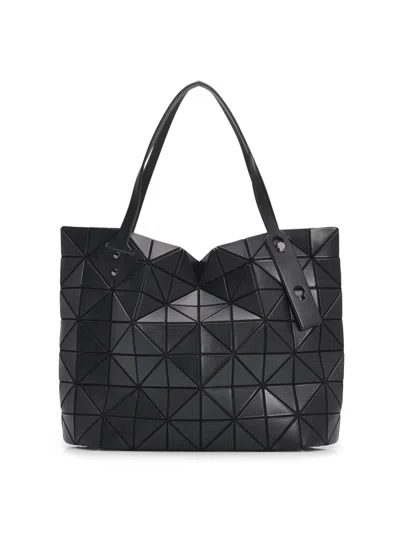 Bao Bao Issey Miyake Men's Rock Matte Faux-leather Tote Bag In Black
