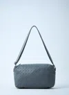 Bao Bao Issey Miyake Men Saddle Shoulder Bag In Gray