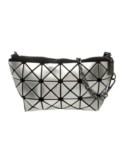 Pre-owned Bao Bao Issey Miyake Messenger Bag In Silver