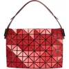 Bao Bao Issey Miyake Metallic Baguette Handbag In Red