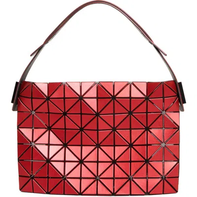 Bao Bao Issey Miyake Metallic Baguette Handbag In Red