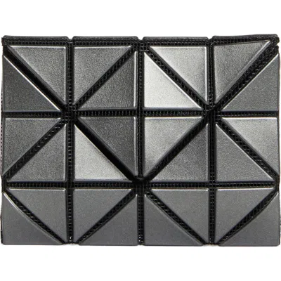 Bao Bao Issey Miyake Metallic Card Case In Gray