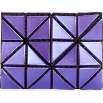 Bao Bao Issey Miyake Metallic Card Case In Purple