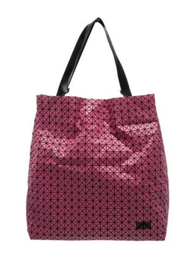 Pre-owned Bao Bao Issey Miyake Nylon Backpack In Purple