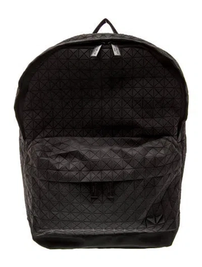Pre-owned Bao Bao Issey Miyake Nylon Backpack In White