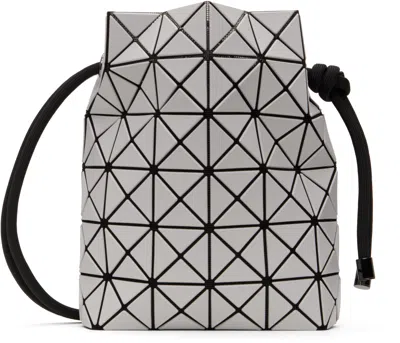 BAO BAO ISSEY MIYAKE OFF-WHITE WRING MATTE BAG