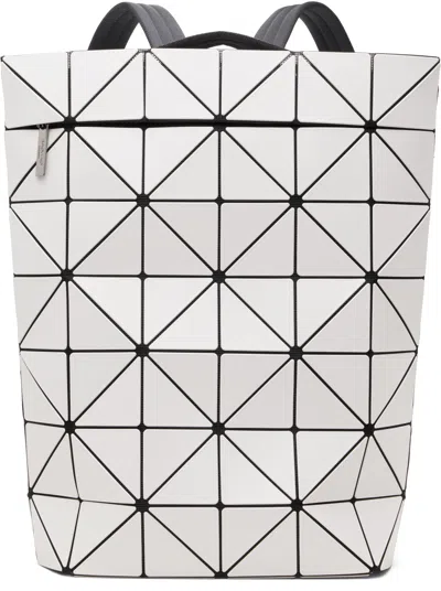 Bao Bao Issey Miyake Off-white Blocky Backpack In Gray