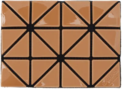 Bao Bao Issey Miyake Orange Bifold Card Holder In 47-ocher X Lt.ocher