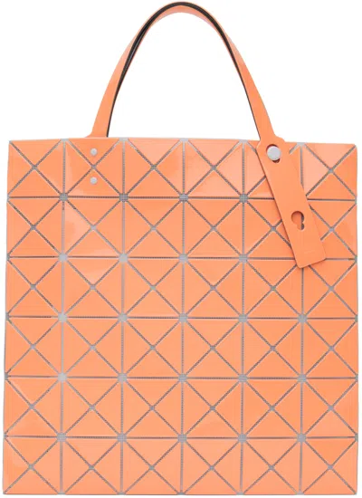 Bao Bao Issey Miyake Orange Lucent Gloss Tote In Brown