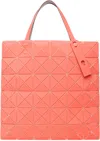 Bao Bao Issey Miyake Orange Lucent W Color Tote