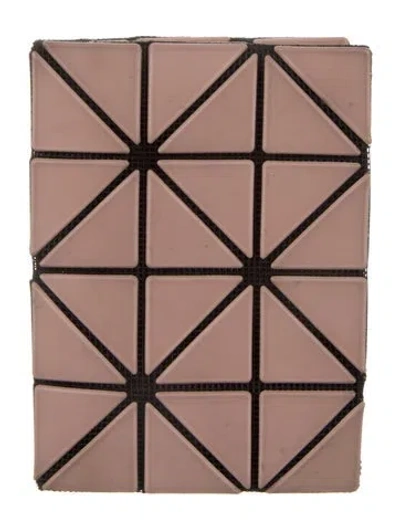 Pre-owned Bao Bao Issey Miyake Patterned Bifold Wallet In Neutrals