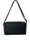 Bao Bao Issey Miyake Patterned Crossbody Bag In Black