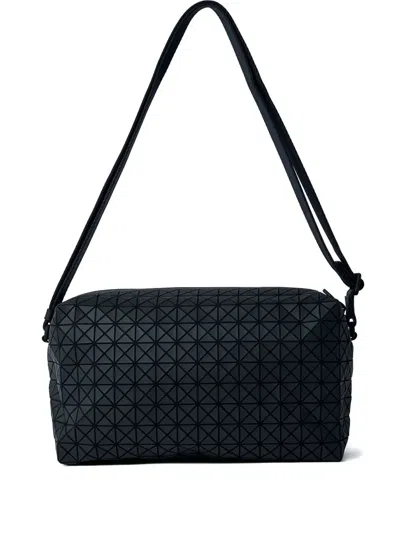 Bao Bao Issey Miyake Patterned Crossbody Bag In Black