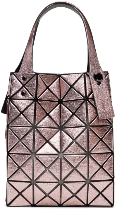 Bao Bao Issey Miyake Pink Platinum Coffret Mini Tote In Metallic