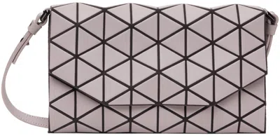 Bao Bao Issey Miyake Pink Tonneau Matte Shoulder Bag In 02 Rose Gray